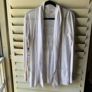 Sheer white sweater | Banana Republic